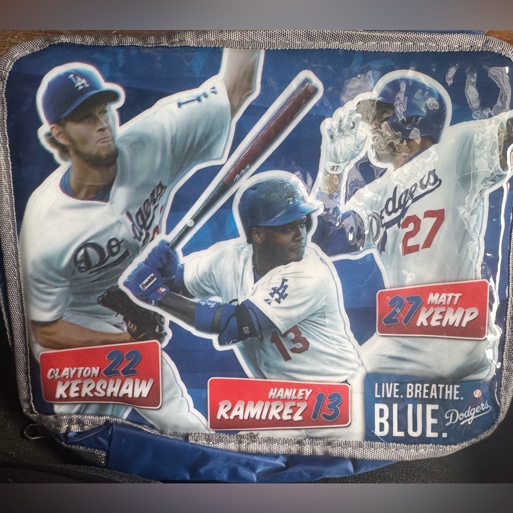 LA Dodgers Lunch Bag Promo- Appx. 10x8x4 - NEW

Not Insulated. / Appx. 10x8x4
